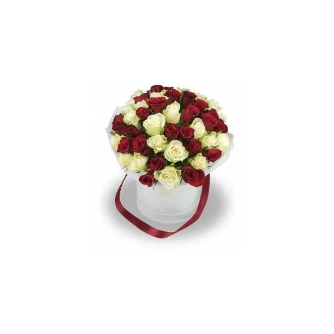 Box ekvádorských růží